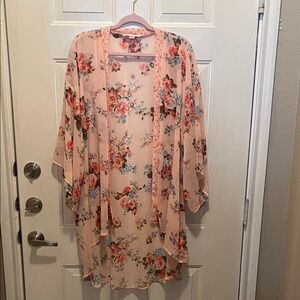 Floral Kimono Cardigan-oversized
